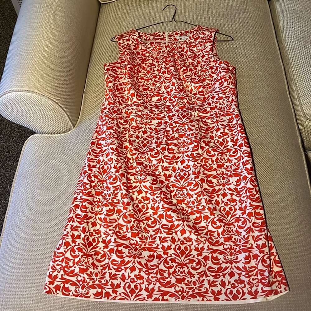 Beautiful orange blossom sheath dress!